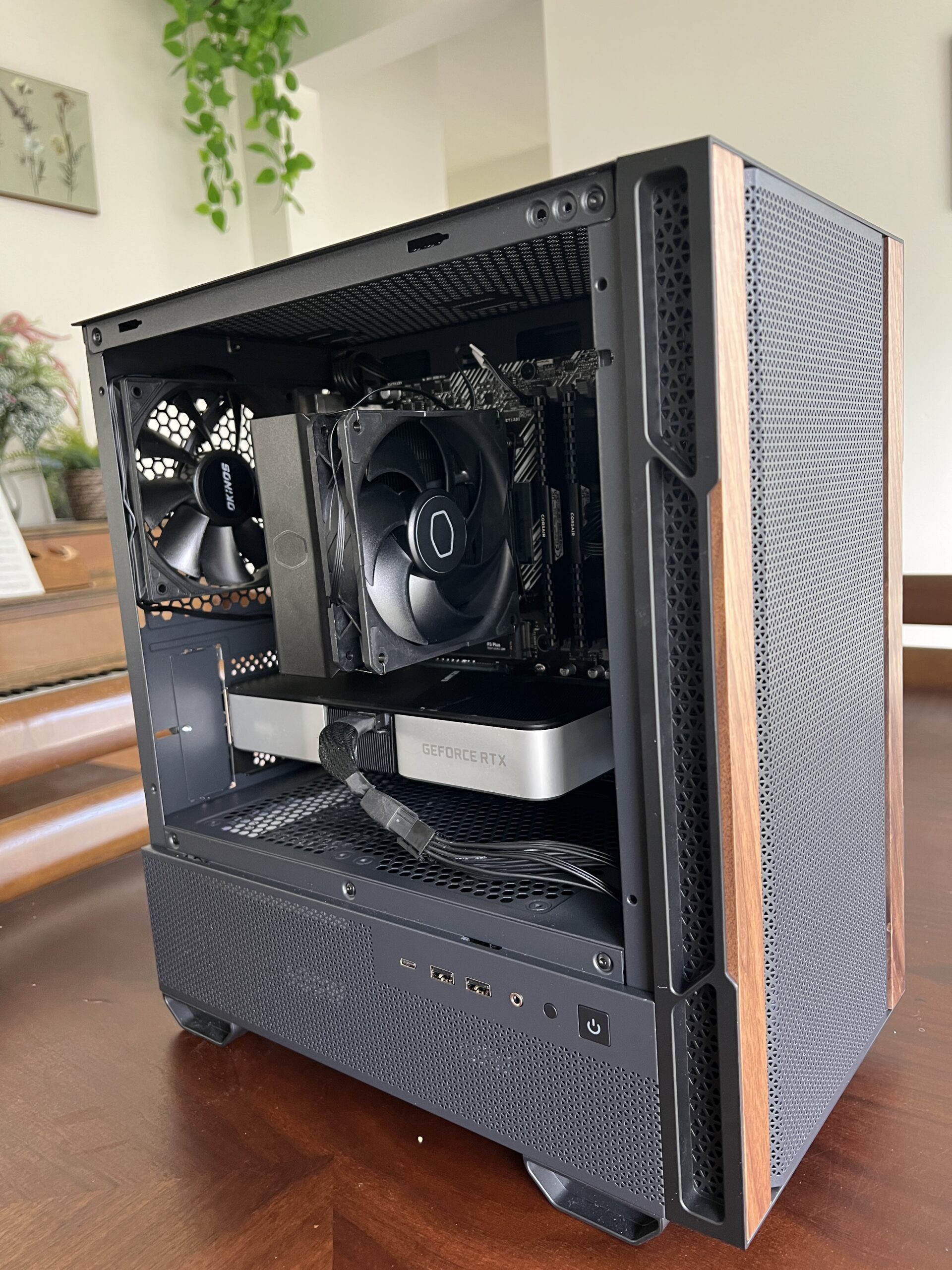 New sleek PC build I made for a friend